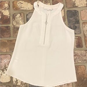 Trina Turk white tank XS